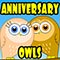 Anniversary Owls.