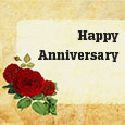 A Happy Anniversary Wishes Card.
