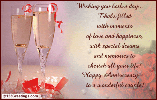 Anniversary Wishes For A Special Couple 8418