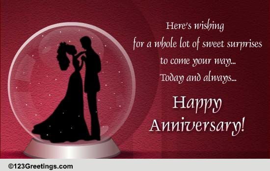 On Wedding Anniversary! Free Gifts eCards, Greeting Cards 