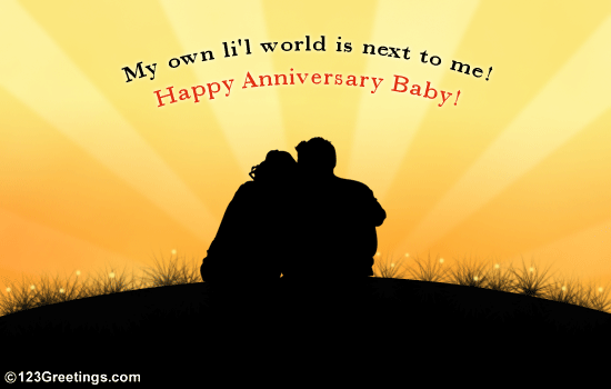 An Anniversary Card For Him.