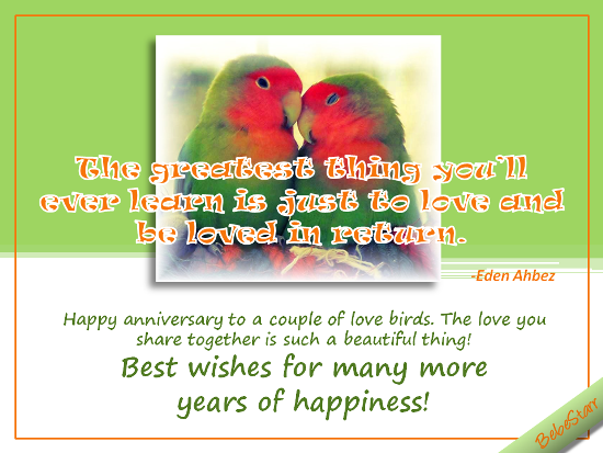 Two Special Love Birds.