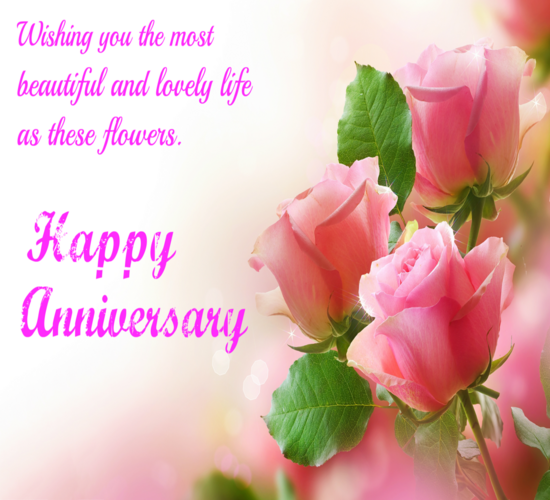 Wishing You A Happy Anniversary Free To A Couple Ecards Greeting Cards 123 Greetings