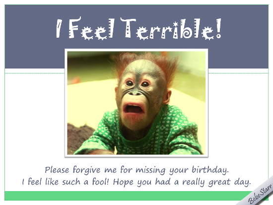 your ecards belated birthday