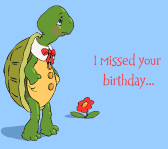 Missed Birthday... Free Belated Birthday Wishes eCards, Greeting Cards |  123 Greetings