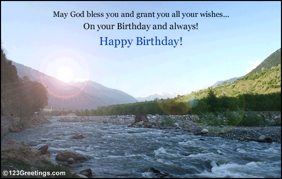 On Your Birthday And Always... Free Birthday Blessings eCards | 123