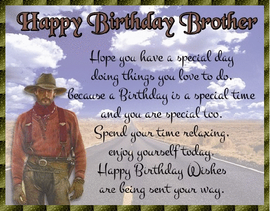 Brother Birthday Wishes. Free For Brother & Sister eCards | 123 Greetings