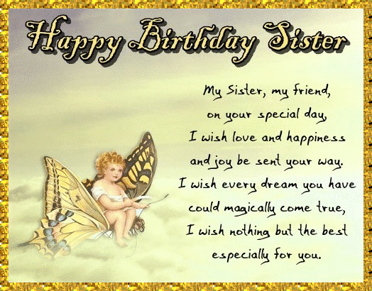 To  My Sister, My Friend.