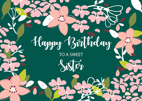 Sister Birthday Flowers. Free For Brother & Sister eCards | 123 Greetings