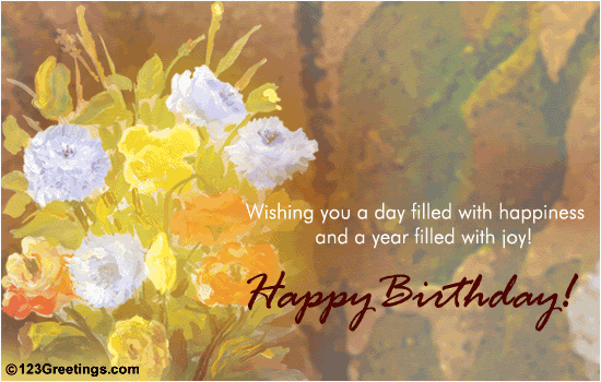 happy birthday wishes gif. A beautiful irthday wish