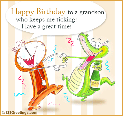 happy birthday wish. Happy Birthday Grandson! Change music: A fun birthday wish for your grandson