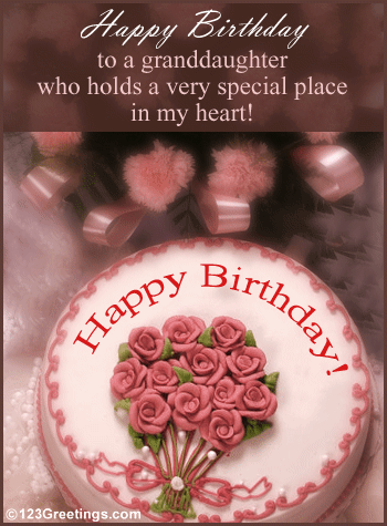 Granddaughter's Birthday! Free Extended Family eCards, Greeting Cards | 123  Greetings