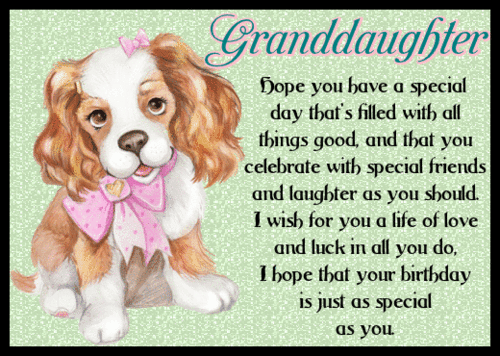 Granddaughter Birthday Wishes.