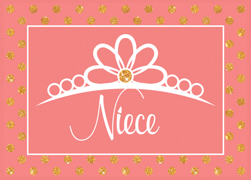 Niece Birthday With Crown. Free Extended Family eCards, Greeting Cards |  123 Greetings
