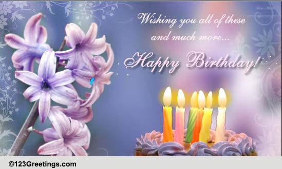 Wishing You A Very Happy Birthday Free Extended Family ECards 123 