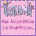 Grandma Birthday Wishes.