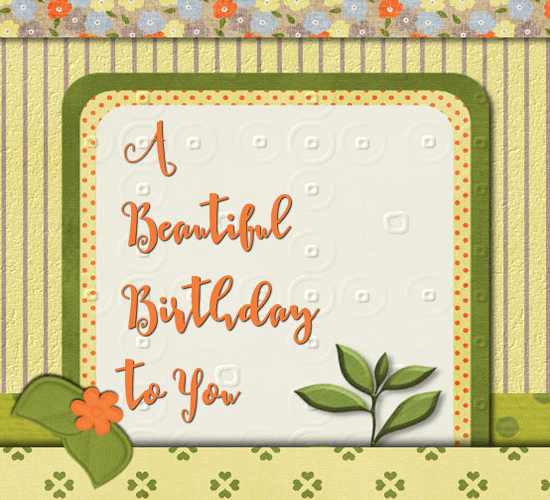 Happy Birthday. Pretty Growing Plant. Free Flowers eCards 123 Greetings
