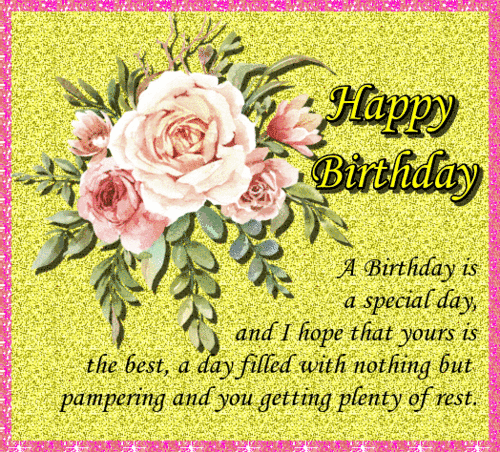 A Birthday Is A Special Day. Free Flowers eCards, Greeting Cards | 123  Greetings