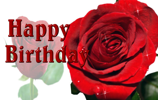 Birthday Greeting With Rose Free Birthday For Her Ecards 123 Greetings