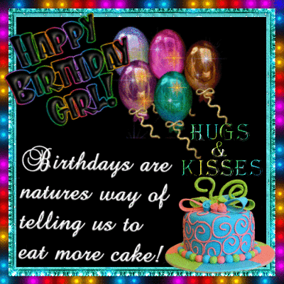 Colorful Happy Birthday Girl. Free Birthday for Her eCards | 123 Greetings