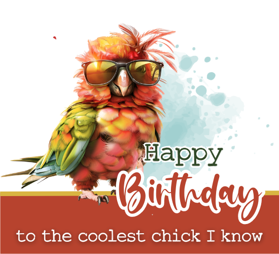 To The Coolest Chick I Know.