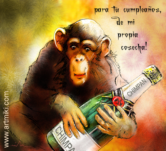 funny birthday greetings for friend. Champagne For Your Birthday.