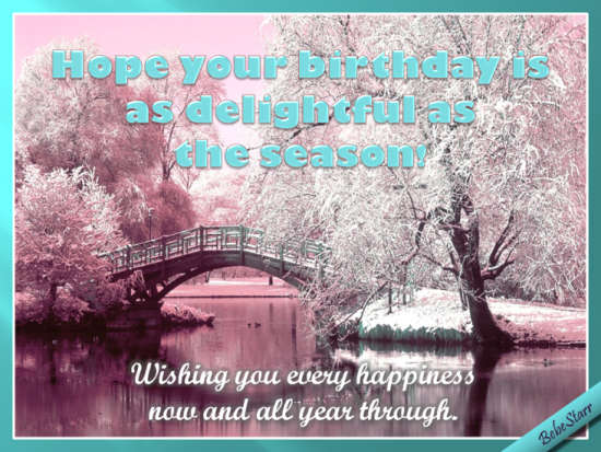 Wonderful Birthday, Wonderful Season.