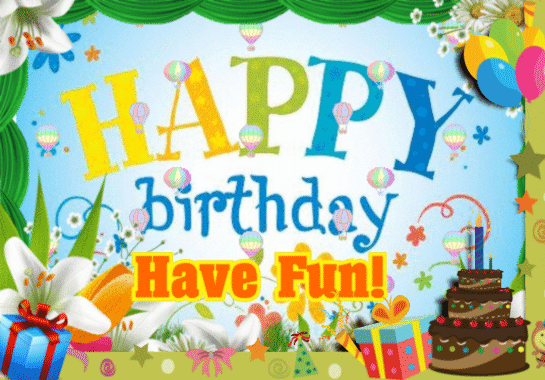 Have Fun On Your Birthday! Free Funny Birthday Wishes eCards | 123 Greetings