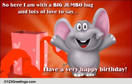 The Biggest Birthday Gift! Free Funny Birthday Wishes eCards | 123 ...