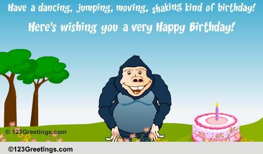 A Fun Kind Of Birthday! Free Funny Birthday Wishes eCards | 123 Greetings