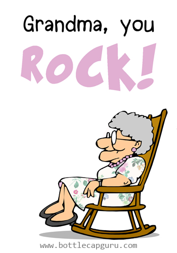 Grandma, You Rock! Rocking Chair. Free Grandparents eCards | 123 Greetings