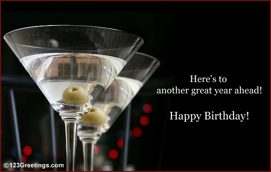 A Birthday Toast! Free Happy Birthday eCards, Greeting Cards | 123