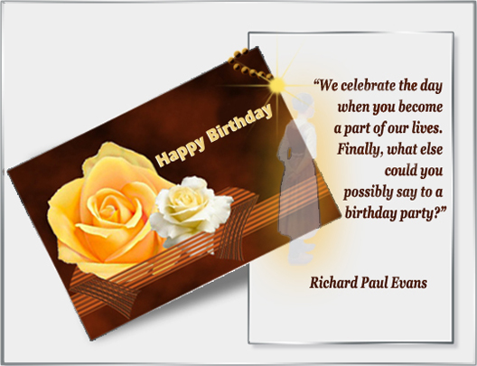 Commemoration Of Your Birthday.