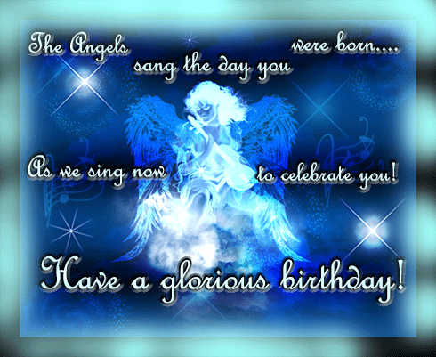 Angels Sang For You. Free Happy Birthday eCards, Greeting Cards | 123
