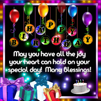 Happy Birthday And Many Blessings! Free Happy Birthday eCards | 123  Greetings