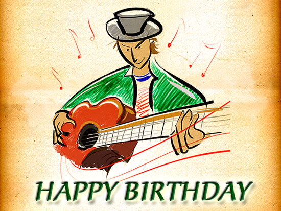 Happy Birthday Guitarist. Free Happy Birthday eCards, Greeting Cards