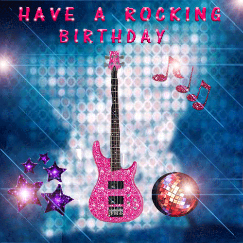 Rocking Happy Birthday Card.