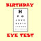 Birthday Eye Test!