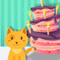 Birthday, Cat And Cake.