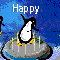 Dancing Penguins Wishing Happy B%92day!