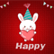 Rabbit Happy Birthday.