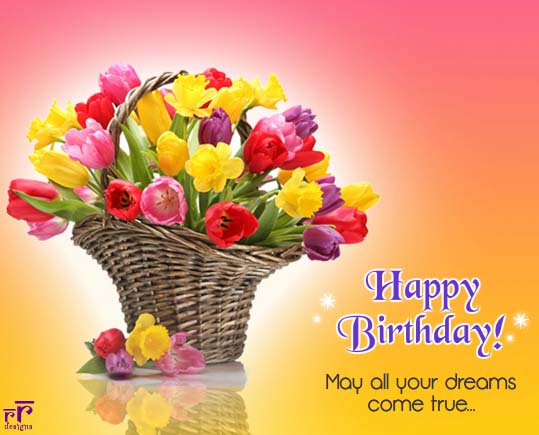 Wishes For You... Free Happy Birthday eCards, Greeting Cards | 123