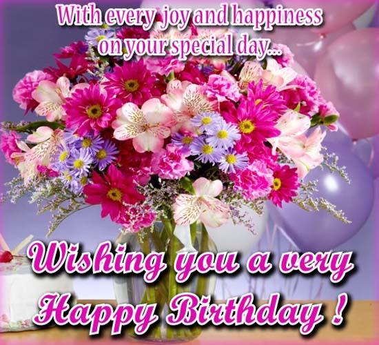 Wishing You A Very Happy Birthday! Free Happy Birthday eCards 123