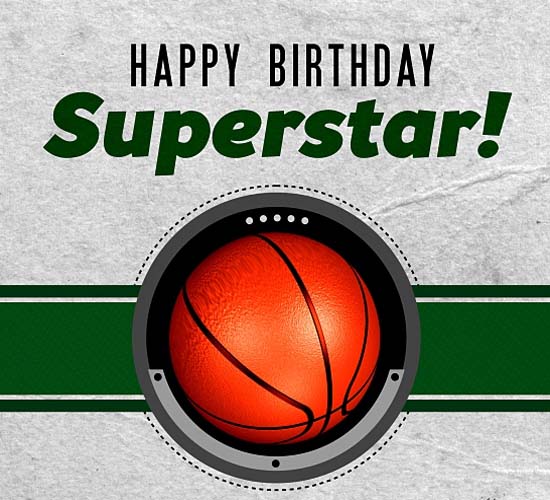 Basketball Birthday! Free Happy Birthday eCards, Greeting Cards | 123