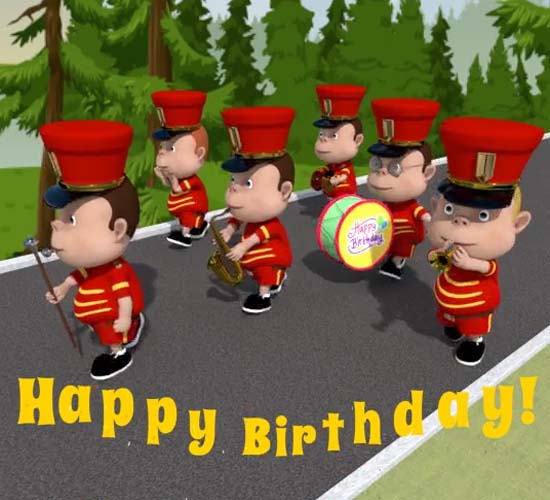 Happy Birthday Marching Band Free Happy Birthday Ecards Greeting Cards 123 Greetings 