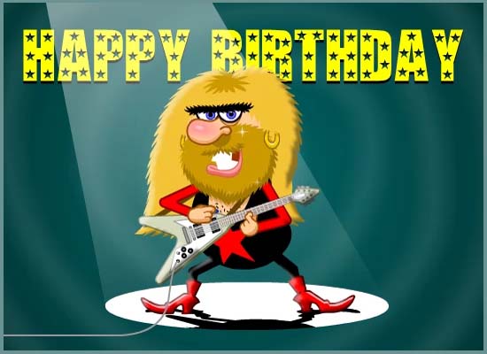 Rock Star Birthday Free Happy Birthday Ecards Greeting Cards 123 Greetings 3627