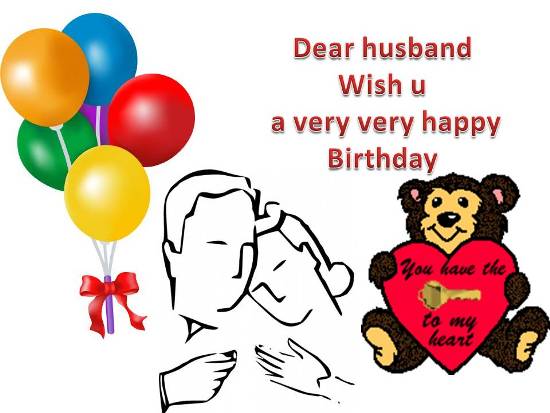 Convey your wishes to your loving husband on his birthday.