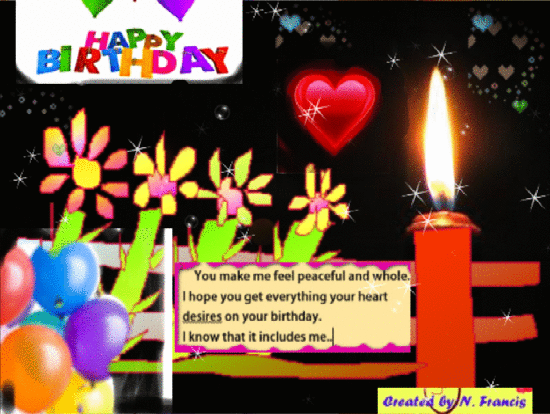 Happy Birthday Darling... Free For Husband & Wife eCards | 123 Greetings
