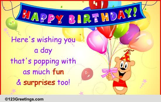 ... Surprise! Free For Kids eCards, Greeting Cards | 123 Greetings