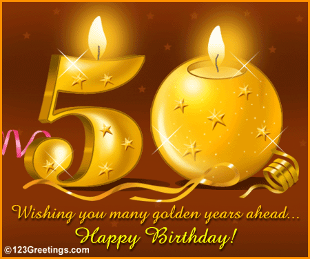 Wish A Happy 50th Birthday! Free Milestones eCards, Greeting Cards | 123  Greetings